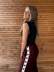 Straight Leg Jogger | Star Detail