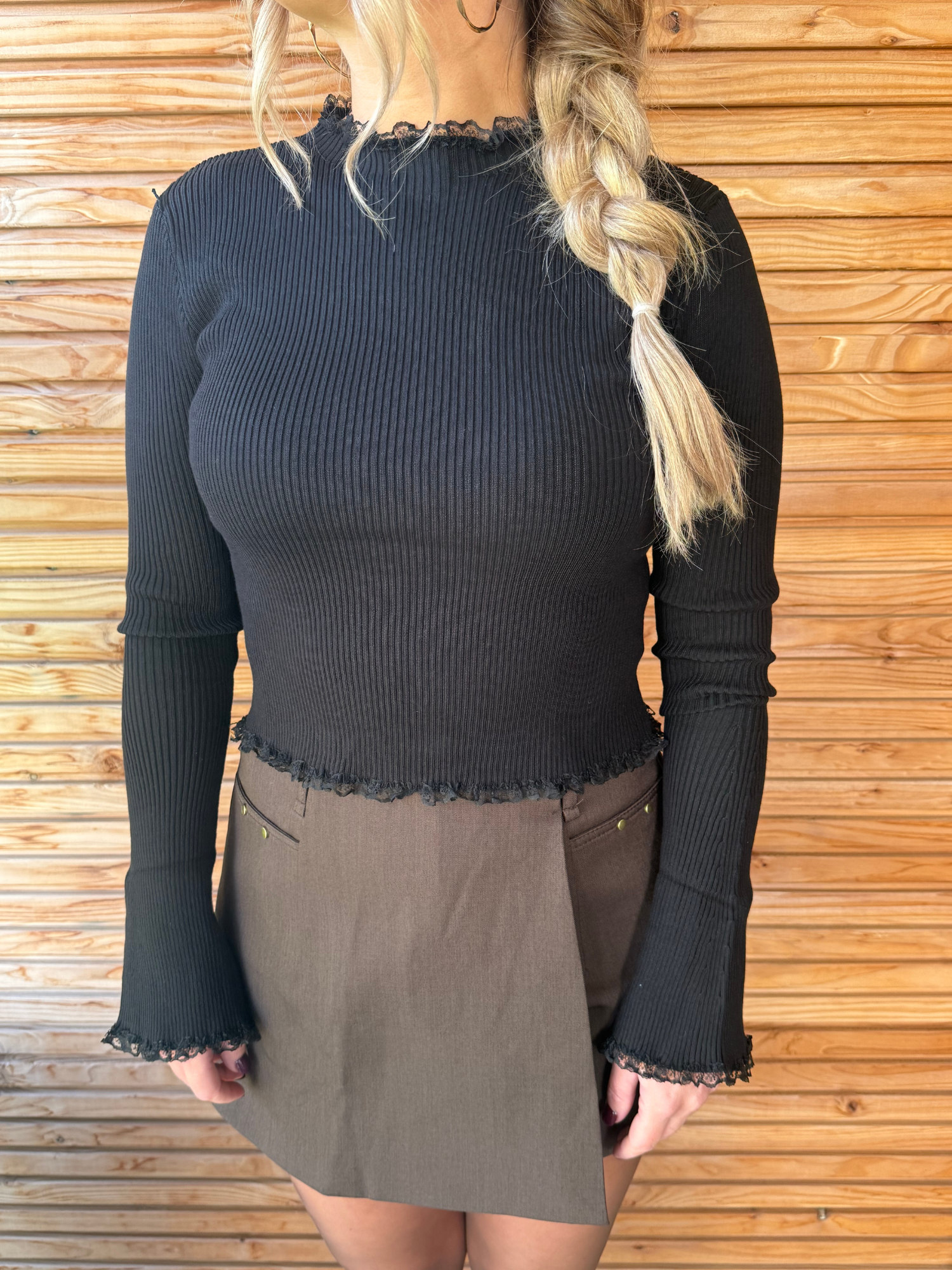 Fleur | Rib Knit Top