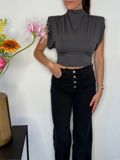 Sophia | High Neck Top