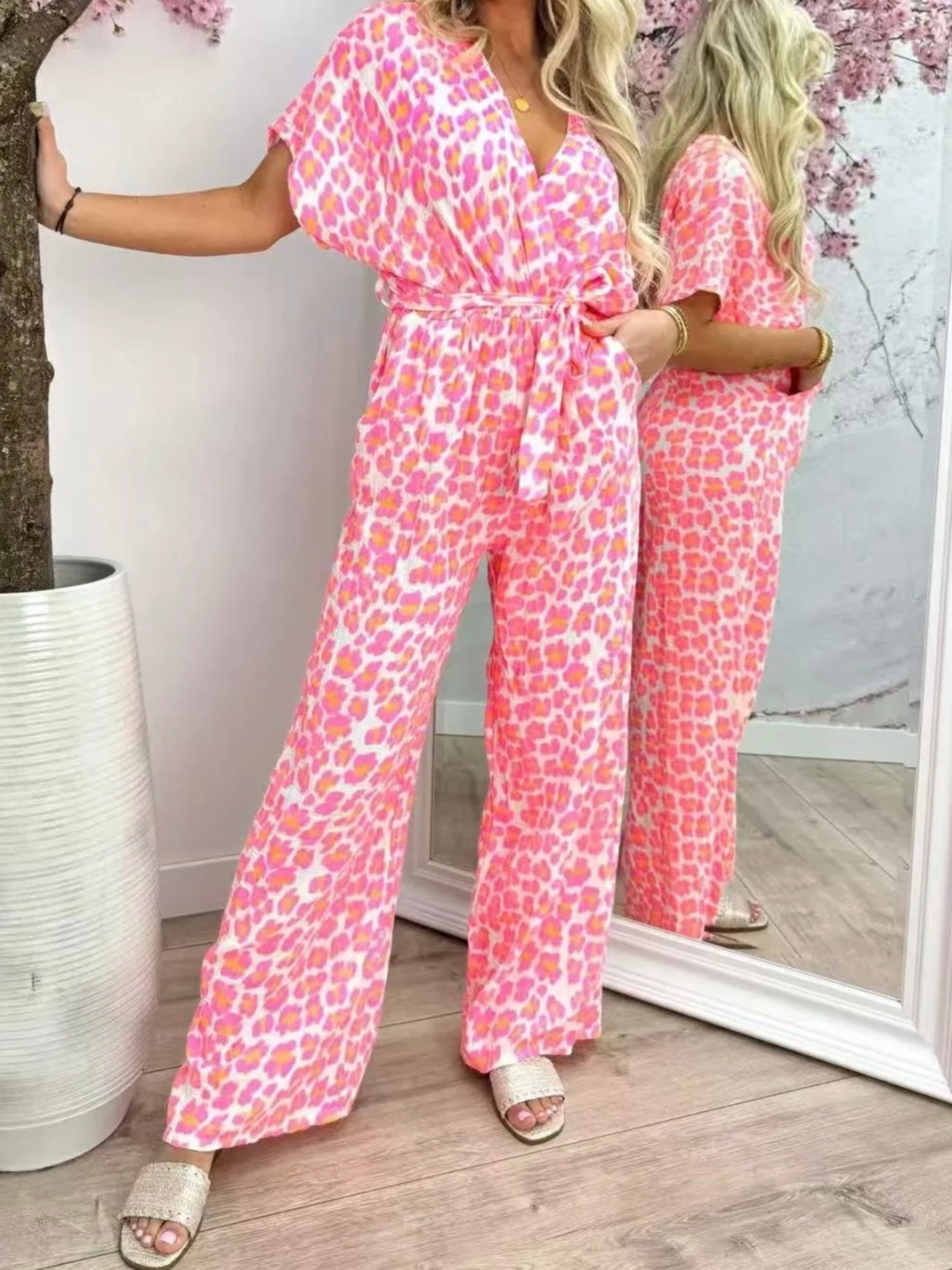 Jumpsuit | Fluo Leopard Print