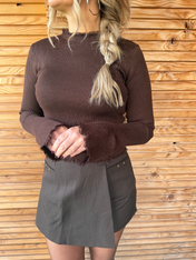 Fleur | Rib Knit Top