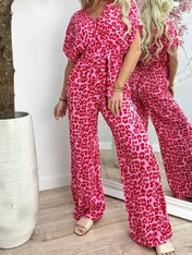Jumpsuit | Fluo Leopard Print