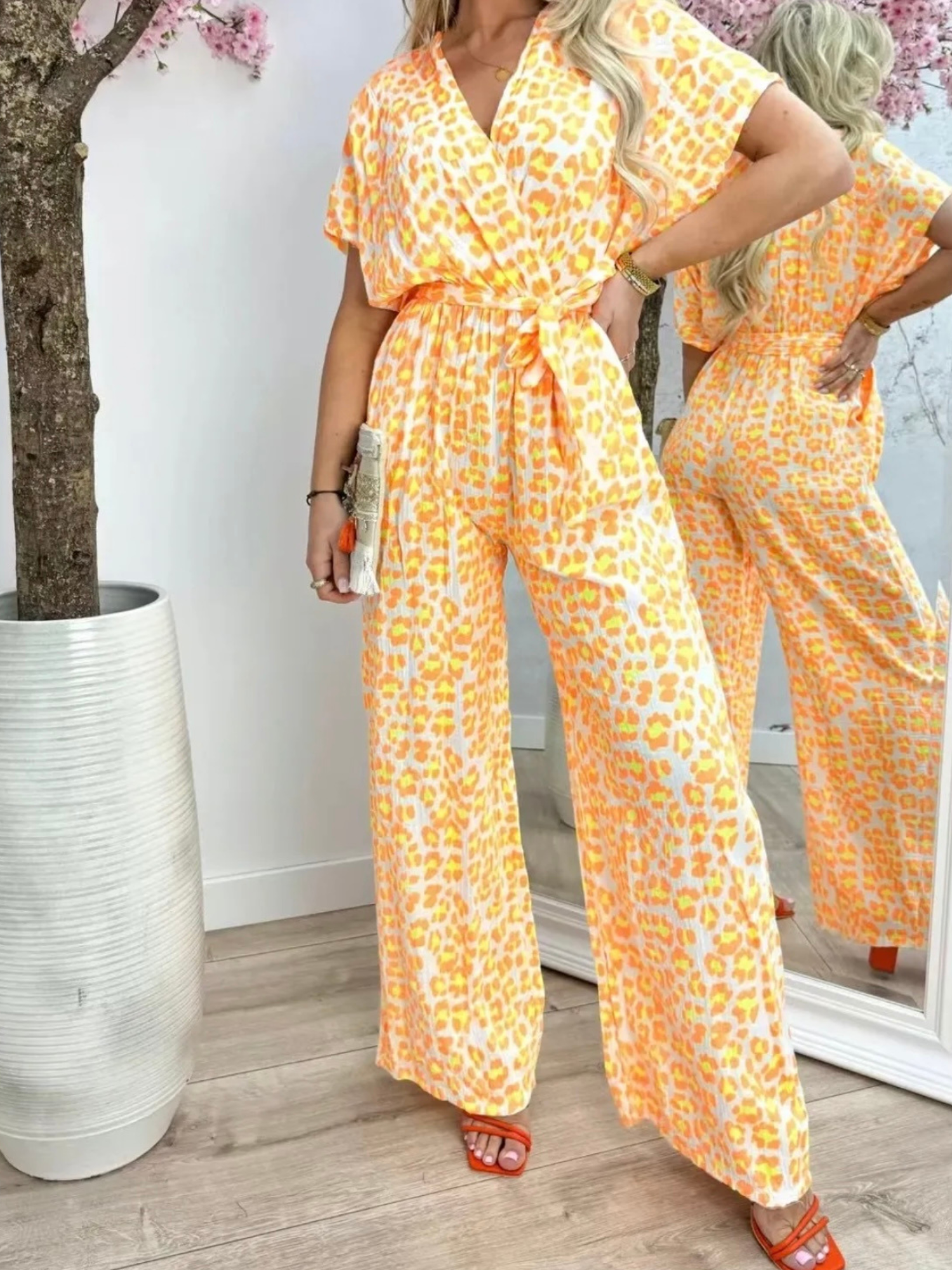 Jumpsuit | Fluo Leopard Print