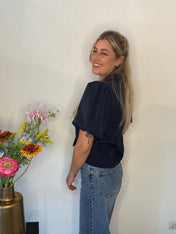 Crop Blazer | Pofmouwen