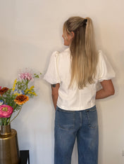 Crop Blazer | Pofmouwen