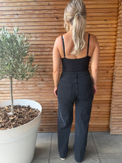 High Waist | Button Jeans