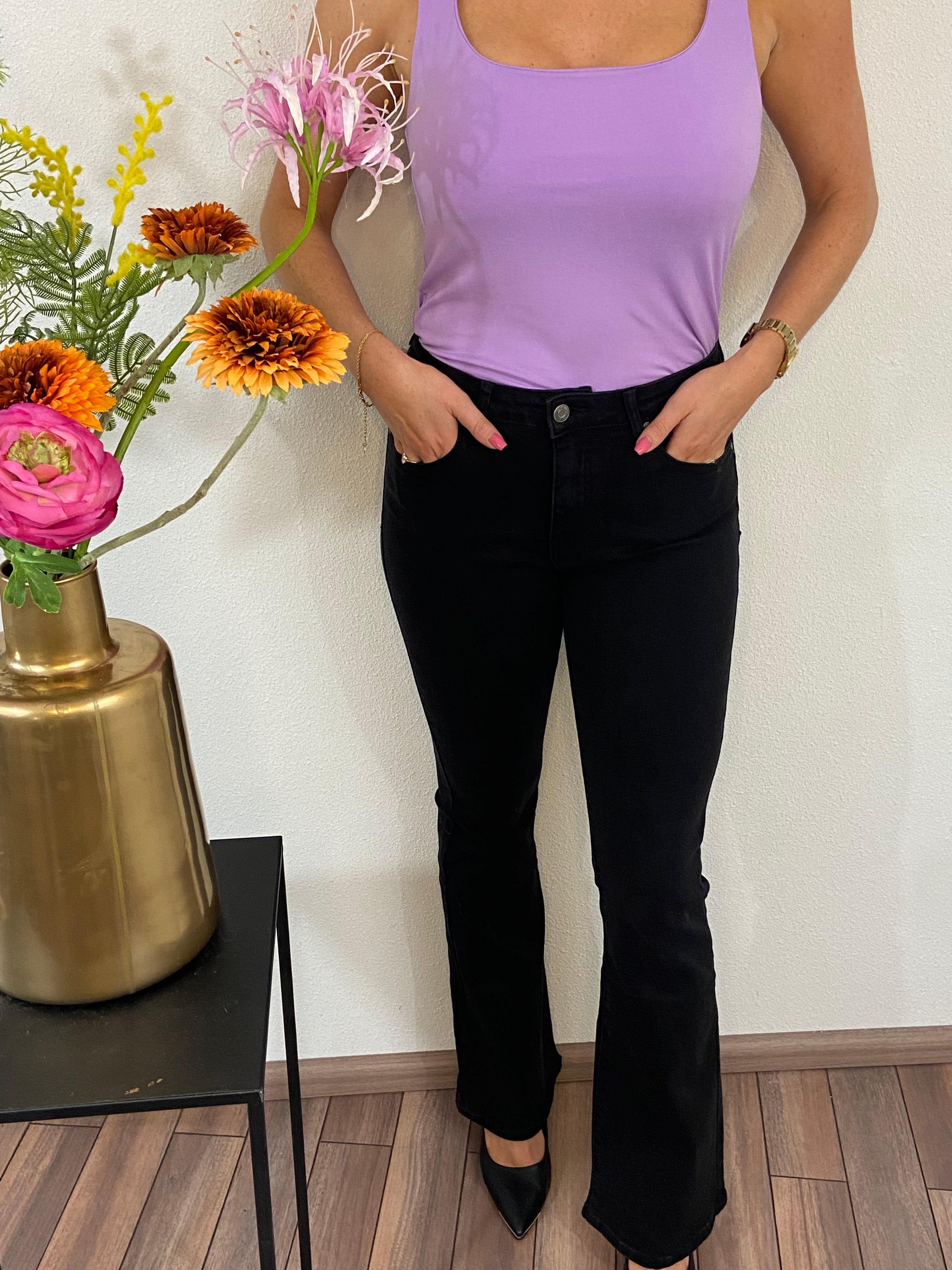 Flared jeans