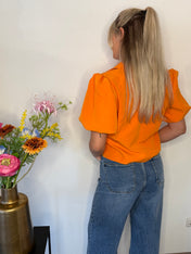 Crop Blazer | Pofmouwen