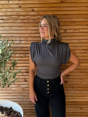 Sophia | High Neck Top