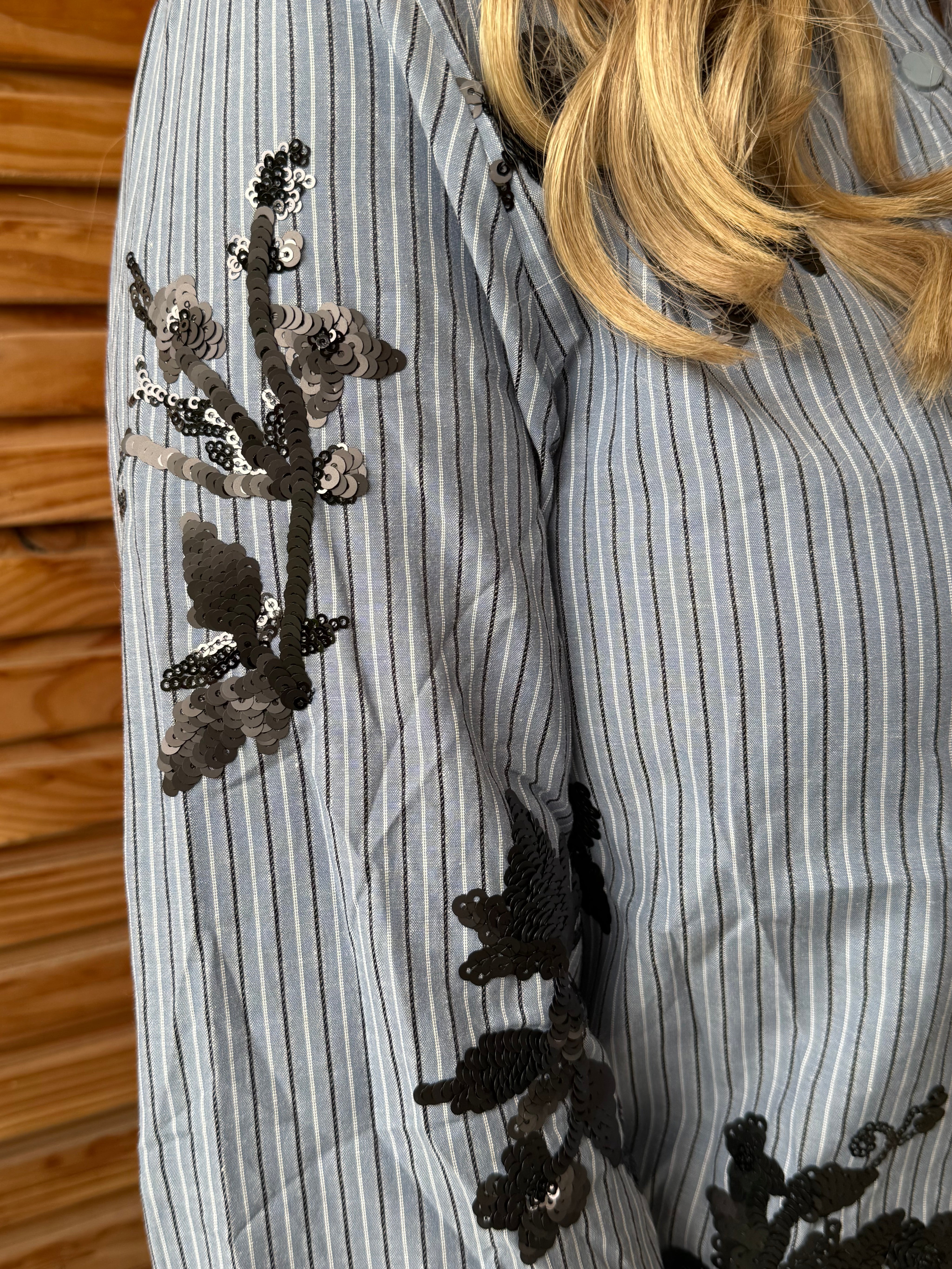 Blouse | Broderie Stripes