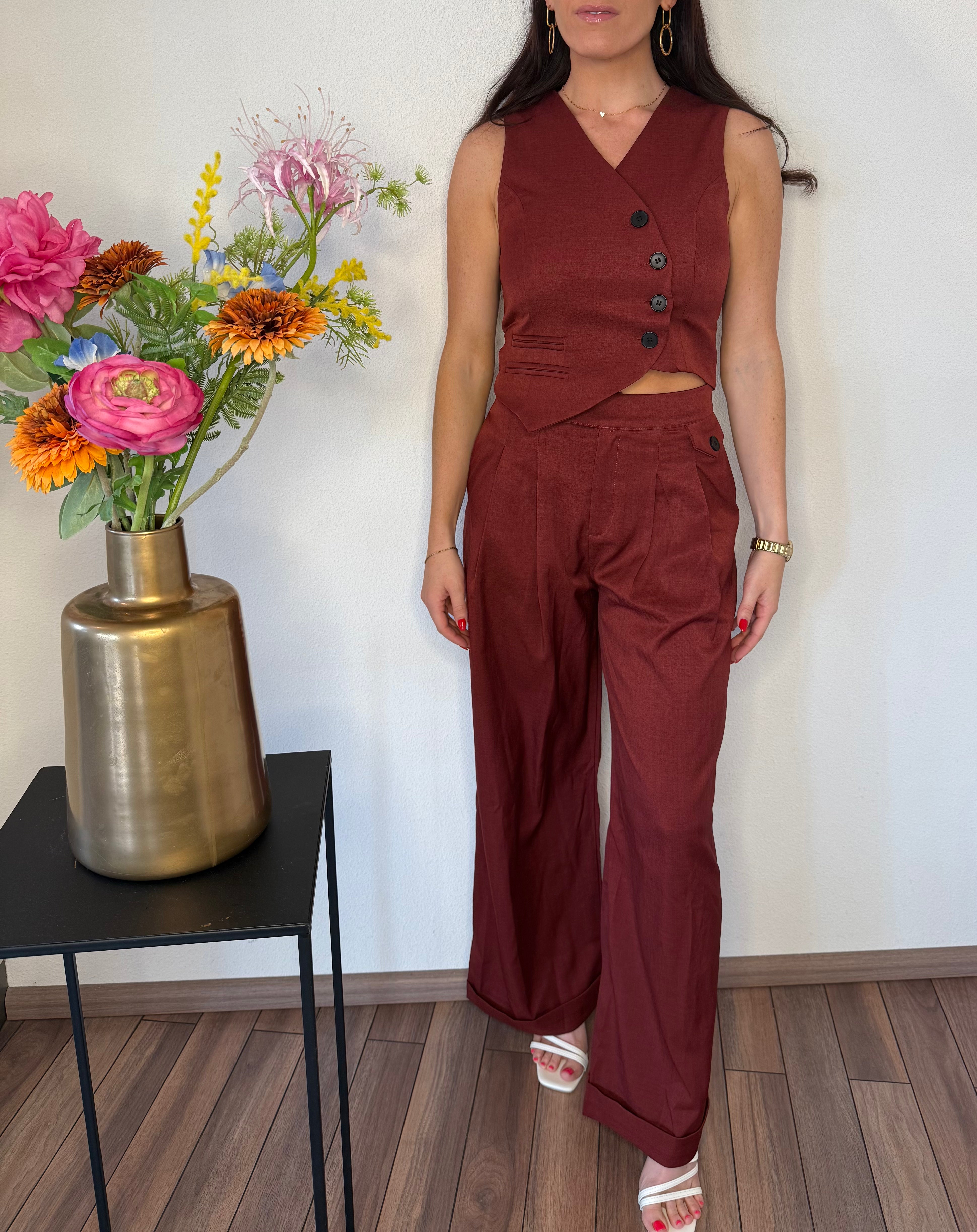 Gilet | V-hals | Knoopsluiting