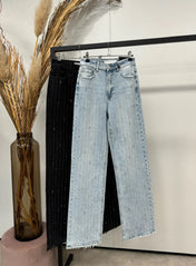Strass | Wide Leg Jeans | Denim