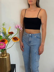 Cali crop top - Black