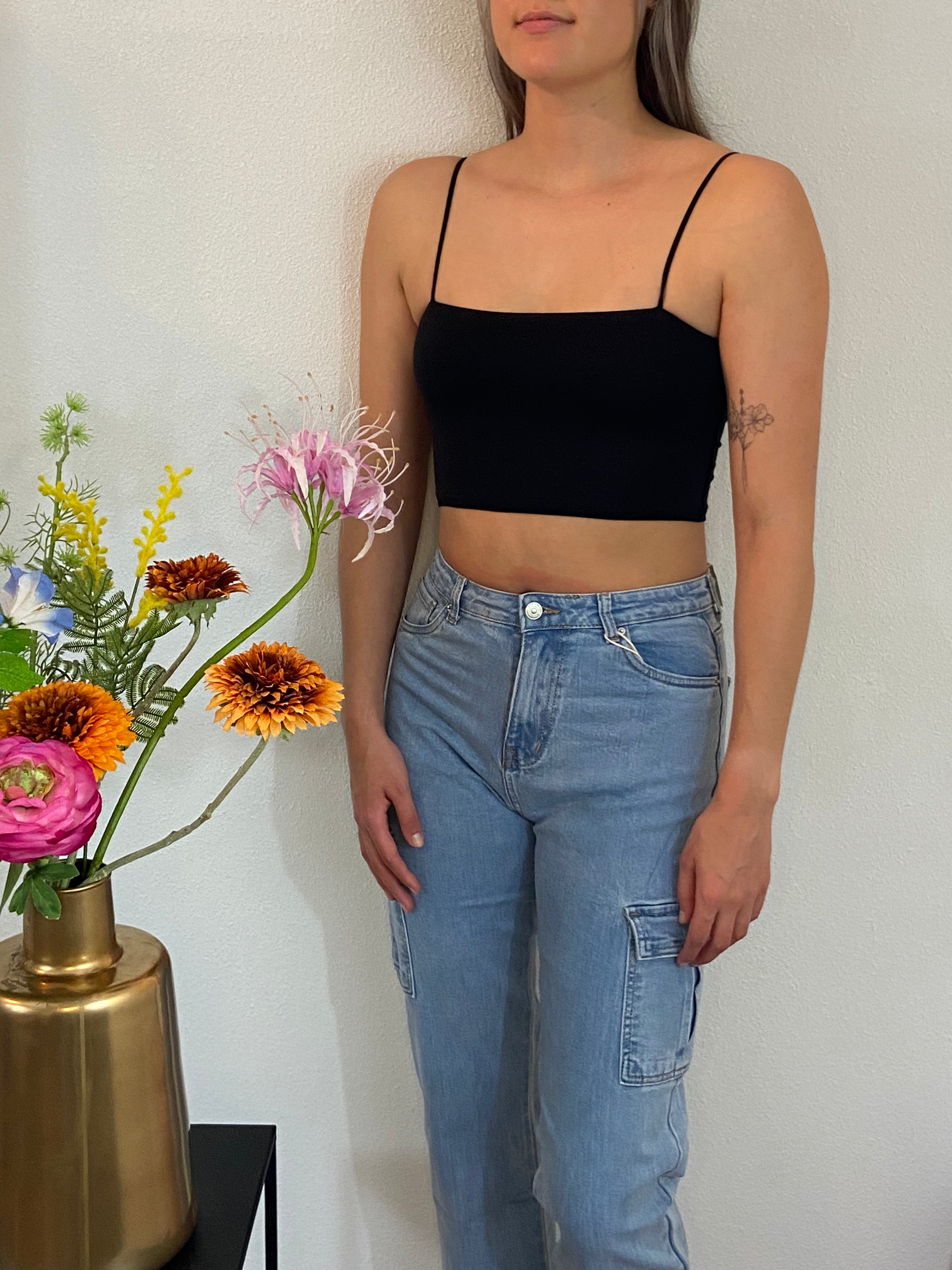 Cali crop top - Black
