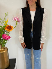 Oversized Print Blazer | Wit