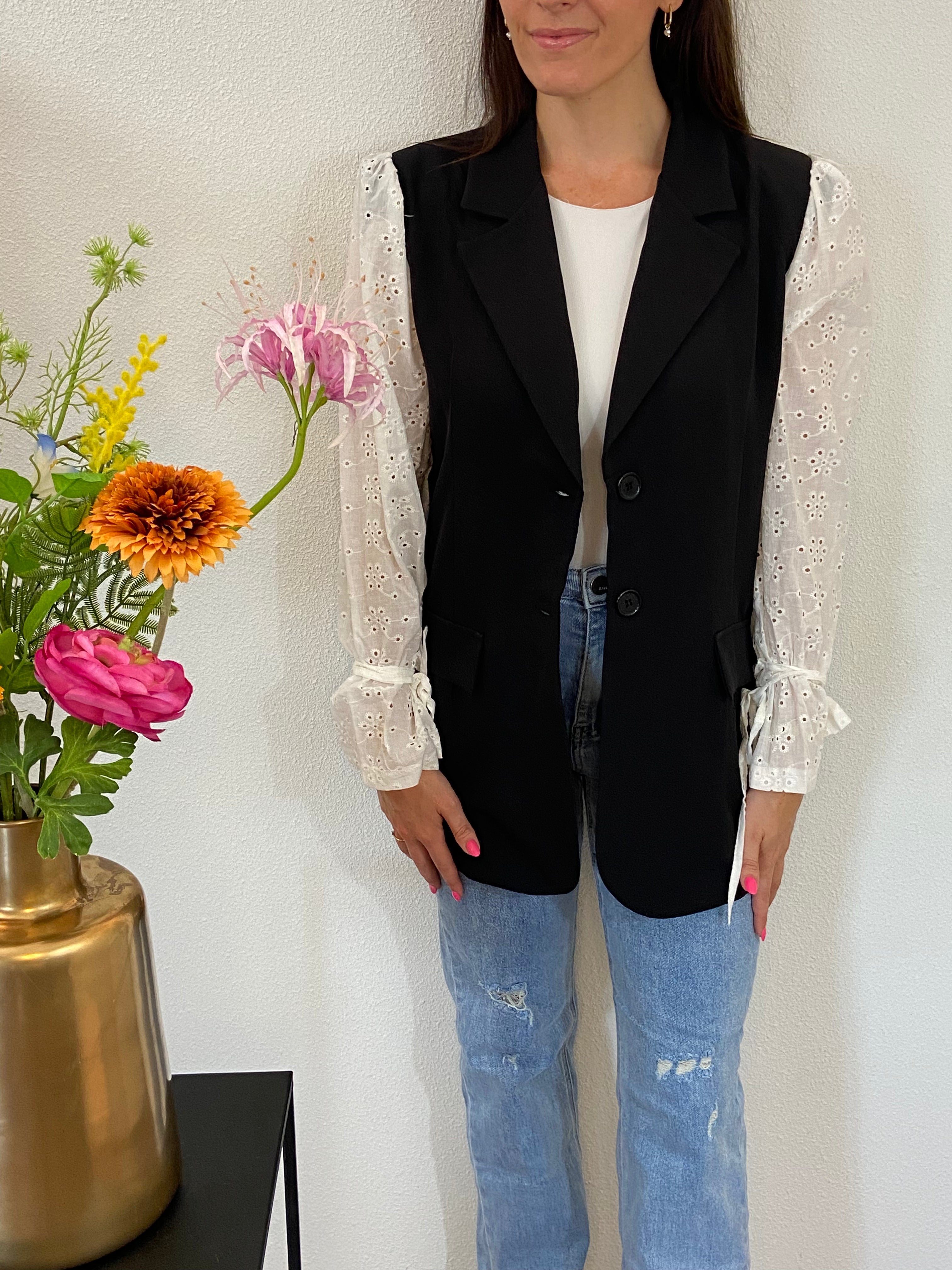 Oversized Print Blazer | Wit
