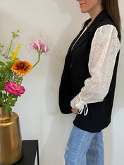 Oversized Print Blazer | Wit