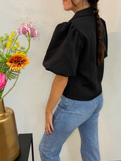 Crop Blazer | Pofmouwen