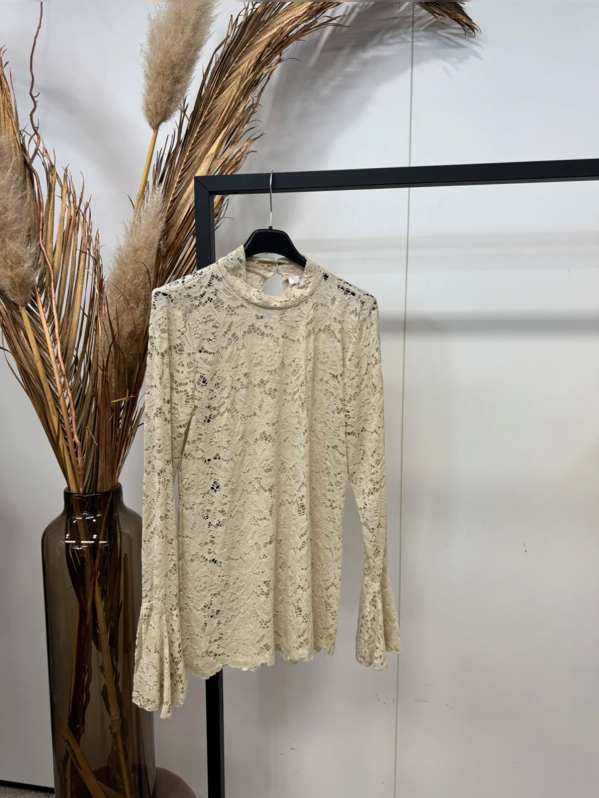 Mesh Top | Kanten Stof