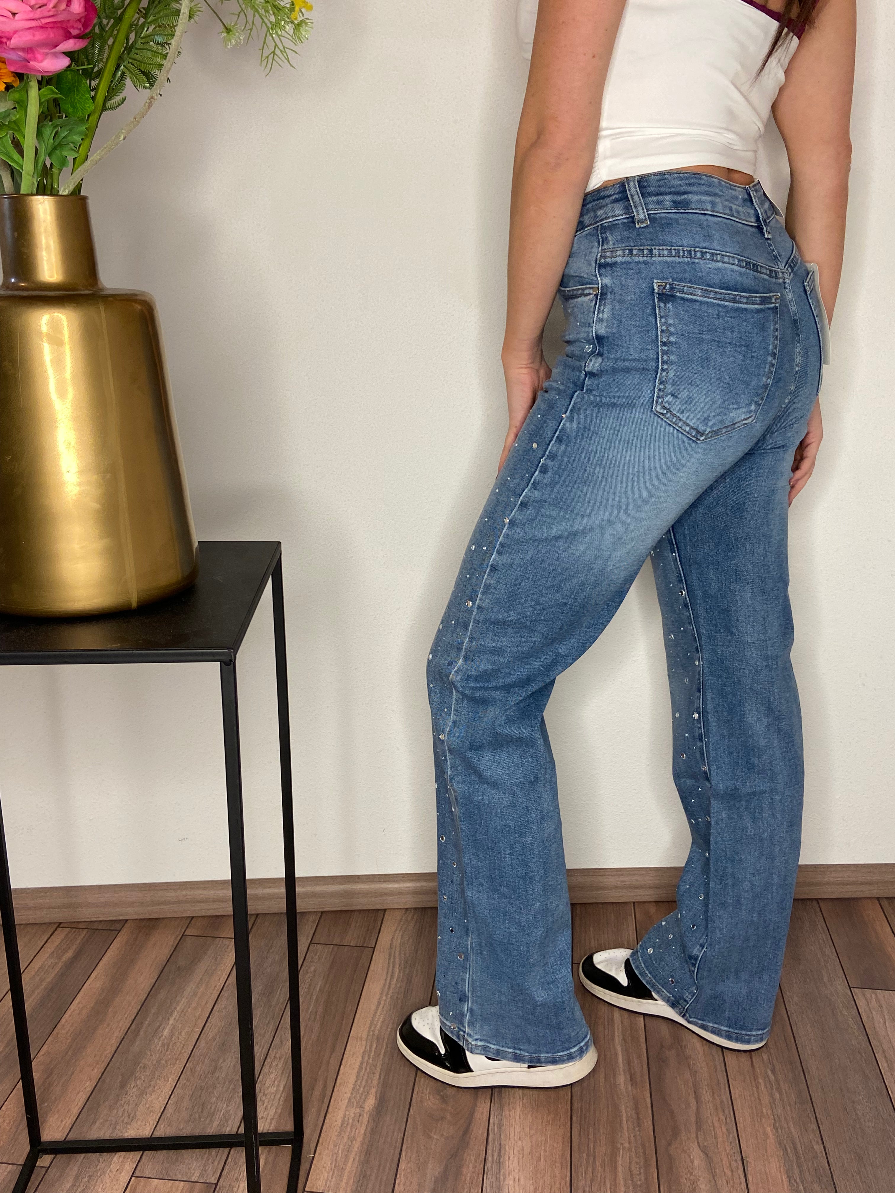 Sparkling Jeans | Wide Leg Bootcut
