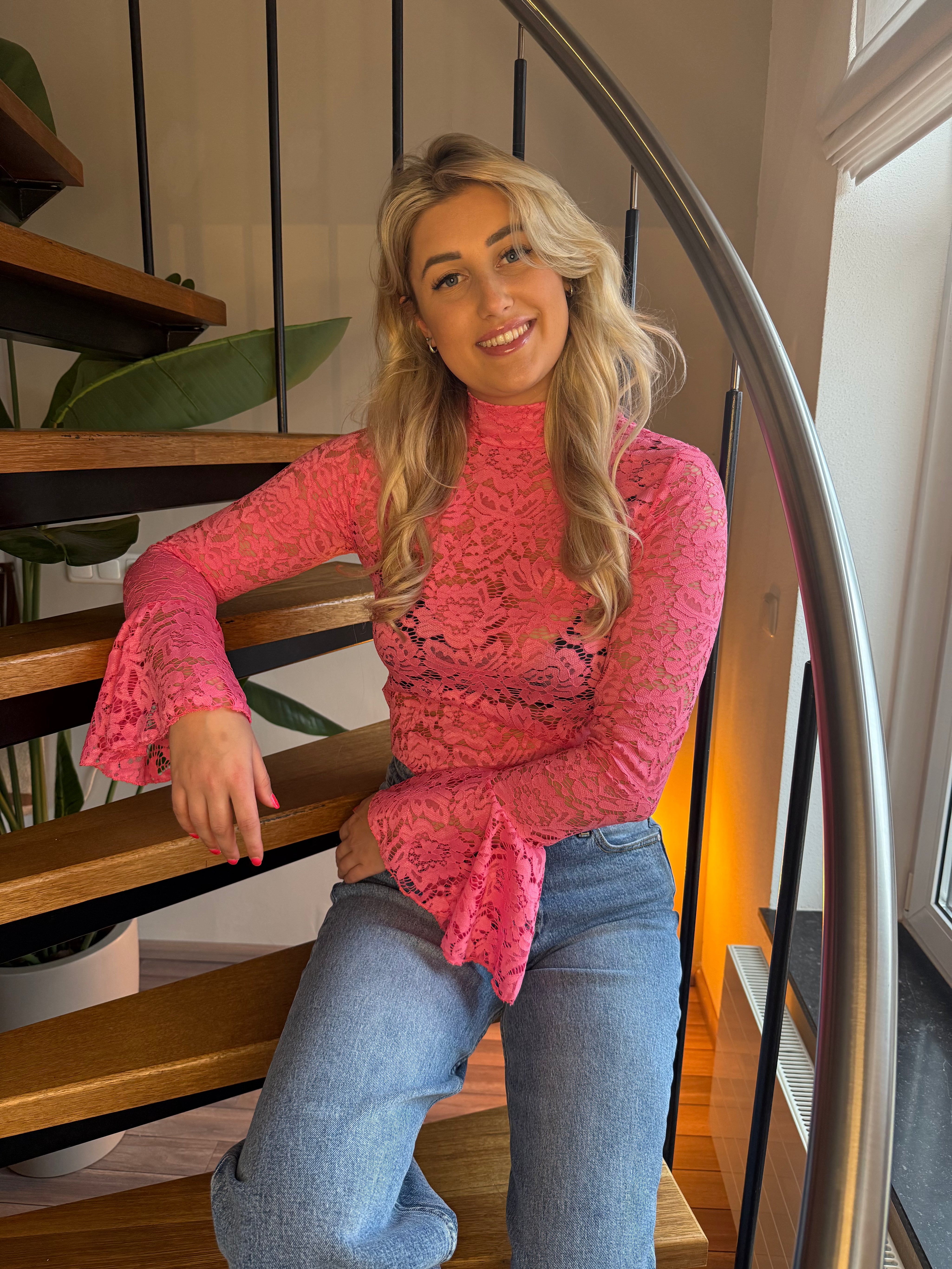 Mesh Top | Kanten Stof
