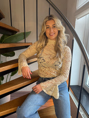 Mesh Top | Kanten Stof