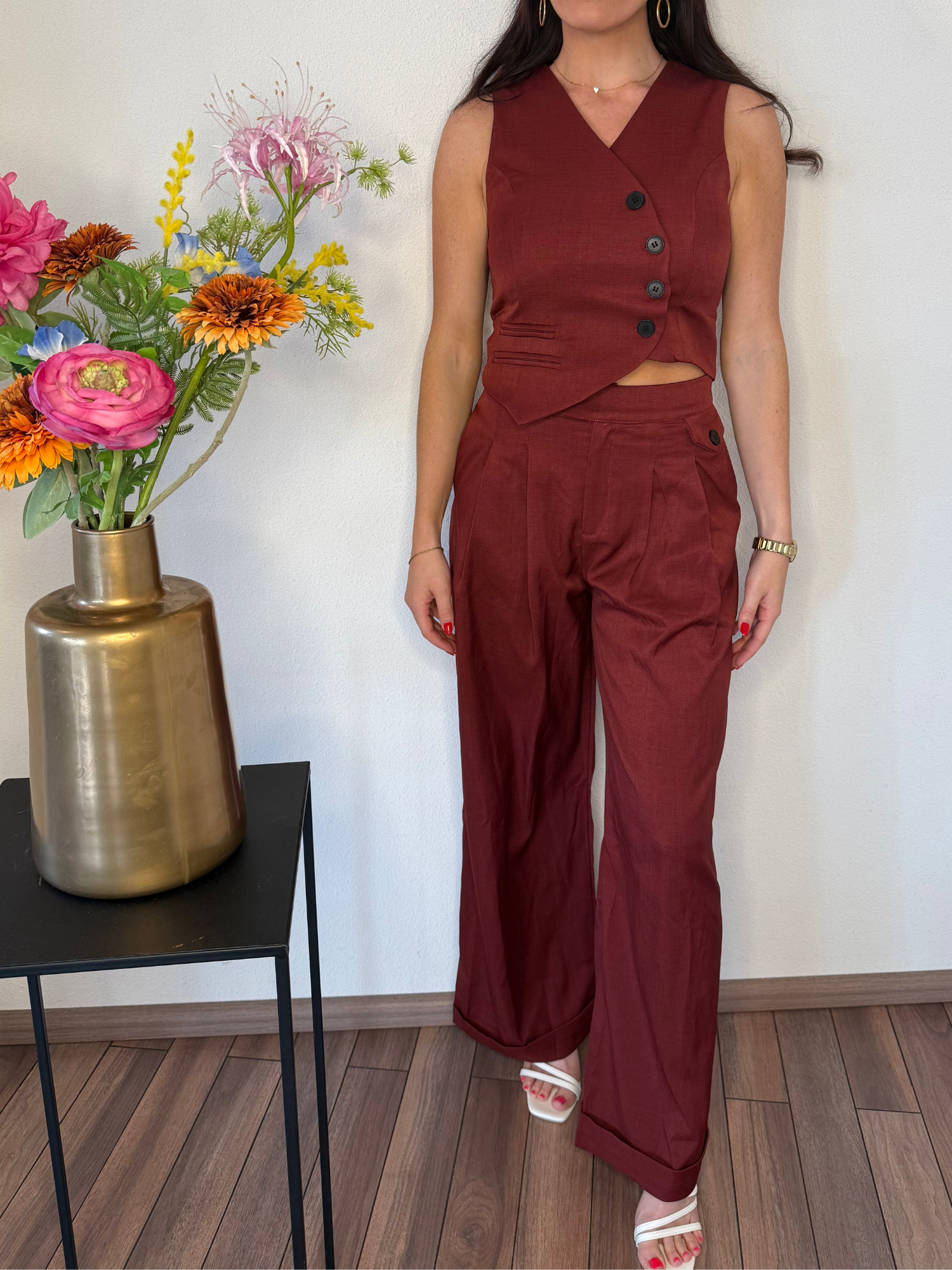 Pantalon | Hoge Taille | Bootcut
