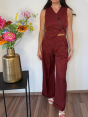 Pantalon | Hoge Taille | Bootcut