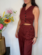 Gilet | V-hals | Knoopsluiting