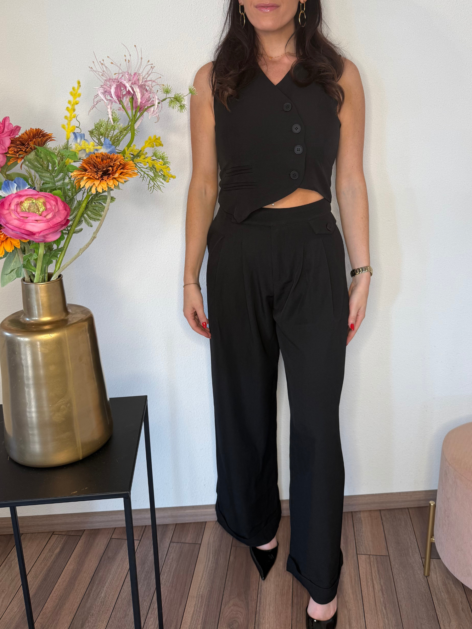 Gilet | V-hals | Knoopsluiting